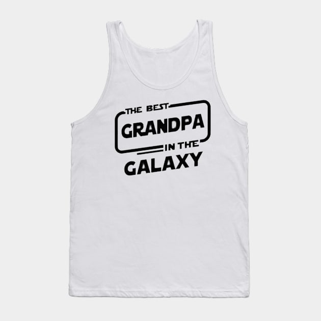 the best grandpa in the galaxy black Tank Top by omarbardisy